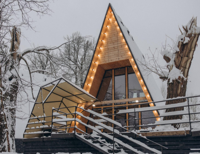 A-Фрейм стандарт - Загородный отель «Кроличья нора» Коришево