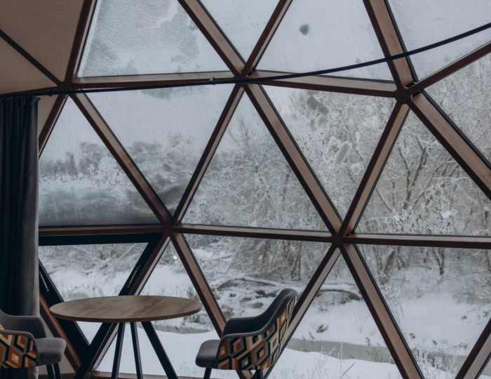 Глэмпинг Сфера - Загородный отель «Кроличья нора» Коришево