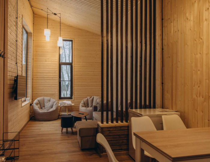 Коттедж улучшенный Банный дворик - Загородный отель «Кроличья нора» Коришево