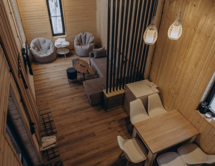 Коттедж улучшенный Банный дворик - Загородный отель «Кроличья нора» Коришево