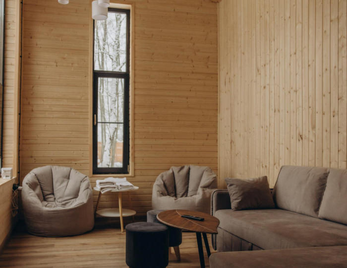 Коттедж улучшенный Банный дворик - Загородный отель «Кроличья нора» Коришево