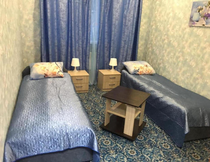 Комната стандарт с 2 односпальными кроватями - Мини-отель «Вокзал для двоих» Кандалакша