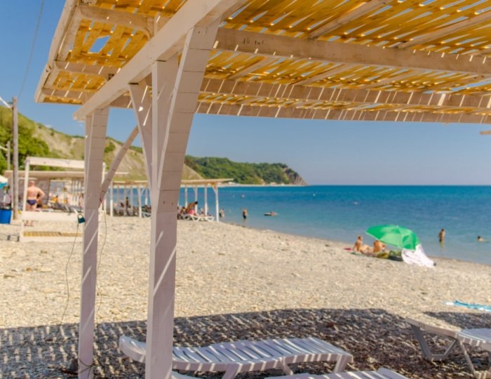 Оборудованный пляж - Отель «Ателика Гранд Оазис»