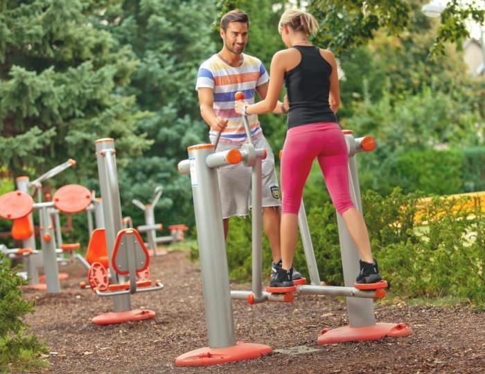 Уличные тренажеры - Отель «Ателика Гранд Оазис»