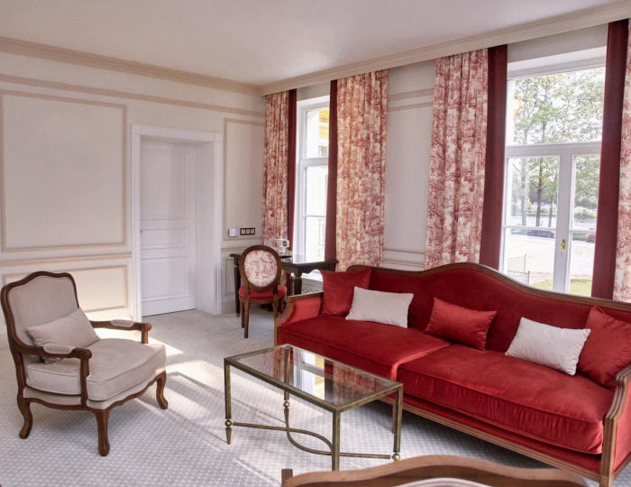 Двухкомнатный люкс Премьер с видом на реку - Отель Villa du Prince / Вилла Принца Ольденбургского Санкт-Петербург