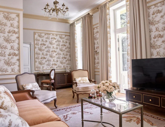 Двухкомнатный люкс Роял с террасой и видом на сад - Отель Villa du Prince / Вилла Принца Ольденбургского Санкт-Петербург