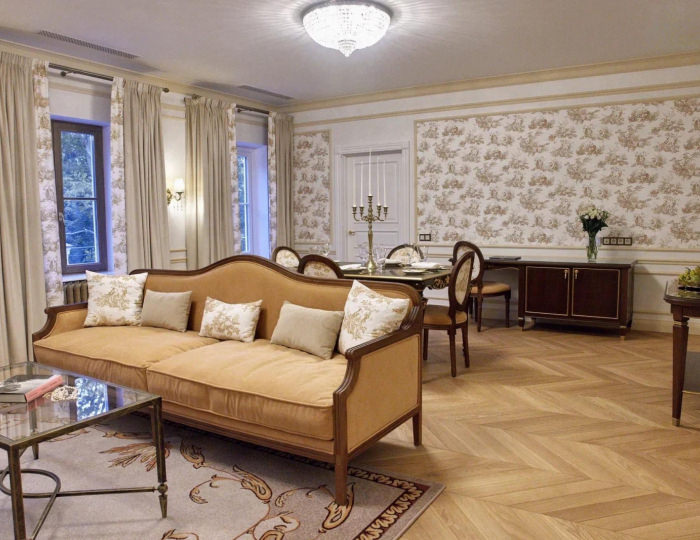 Императорский двухкомнатный люкс с террасой и видом на реку - Отель Villa du Prince / Вилла Принца Ольденбургского Санкт-Петербург