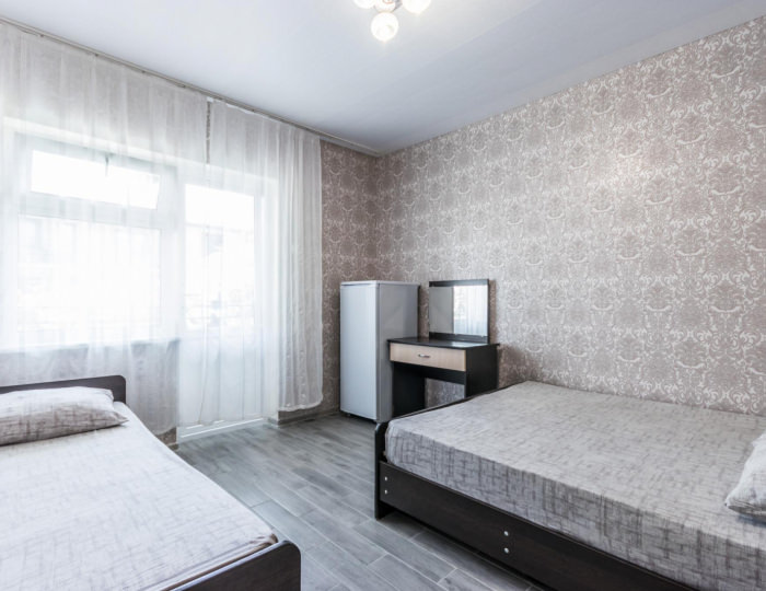 Комната стандарт с 1 односпальной и 1 двуспальной кроватью - Гостевой дом «Лагуна» Архипо-Осиповка