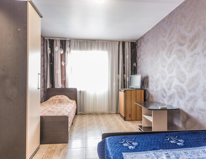 Комната улучшенная с 1 односпальной и 1 двуспальной кроватью - Гостевой дом «Лагуна» Архипо-Осиповка