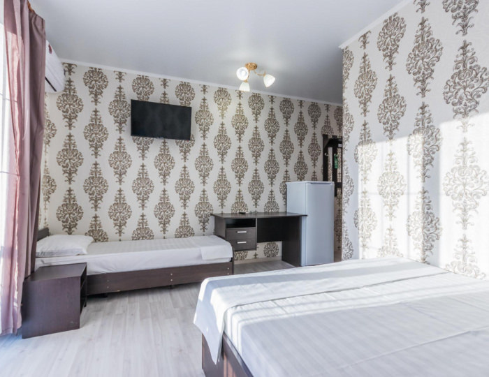 Комната комфорт с 1 односпальной и 1 двуспальной кроватью - Гостевой дом «Лагуна» Архипо-Осиповка