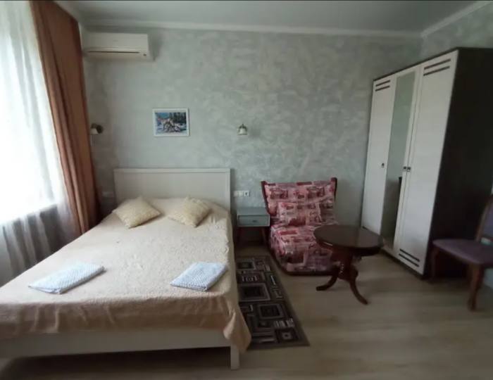 Номер полулюкс с 1 двуспальной кроватью - Гостевой дом «Уютный дворик на Толстого» Геленджик