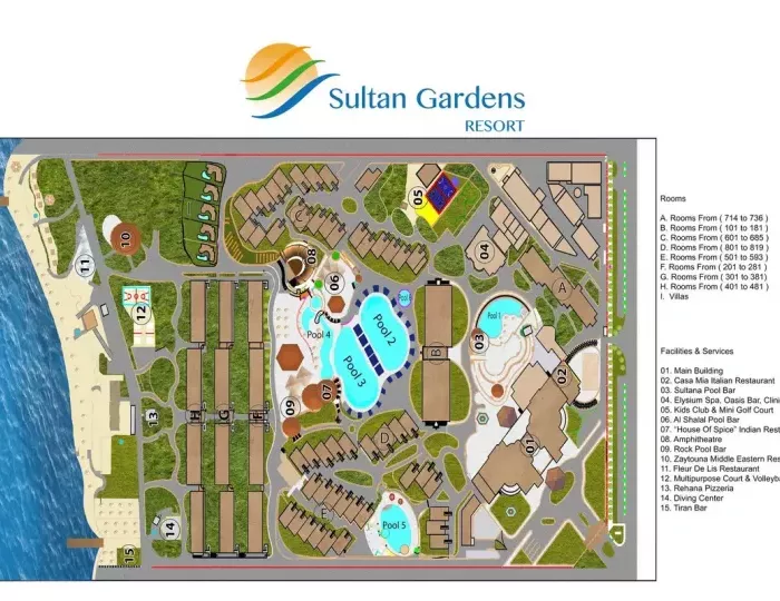 Sultan Gardens Resort 5 звезд, Шарм-эль-Шейх, Египет