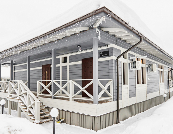 Коттедж 9-мест.3-комн. Deluxe - Отель «Петрухино-клуб»