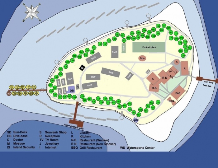 Velidhu Island Resort 4 звезды, Северный атолл Ари, Мальдивы