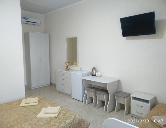 3-местный 1-комнатный номер улучшенный стандарт - Гостиница «Ультрамарин» Заозерное пгт