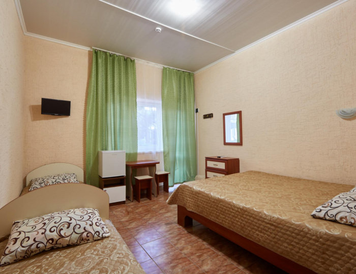 4-местный 1-комнатный номер стандарт - Гостиница «Ультрамарин» Заозерное пгт