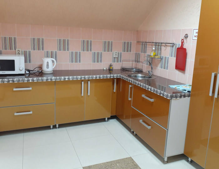 Номер люкс семейный с 1 двуспальной кроватью - Загородный отель «Снежинка» Домбай