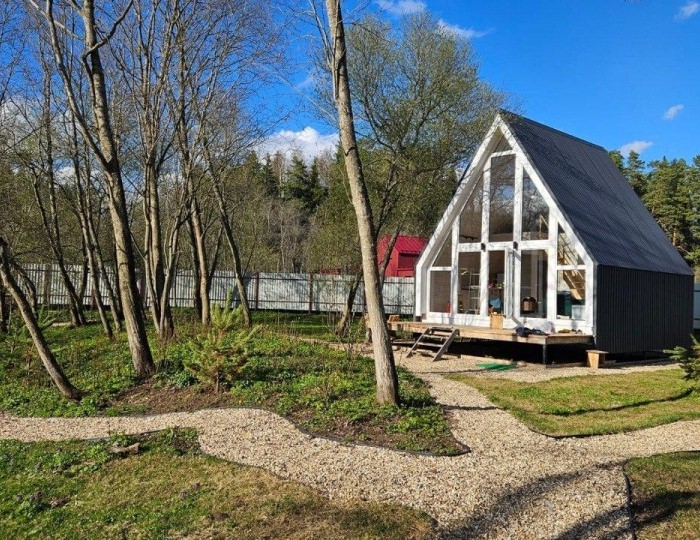 Коттедж «Дом A-Framе с банным чаном» Клин