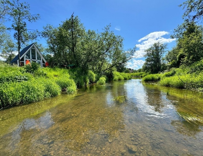 Коттедж «Дом A-Framе с банным чаном» Клин
