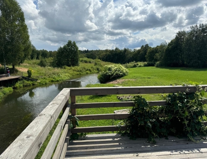 Коттедж «Дом A-Framе с банным чаном» Клин