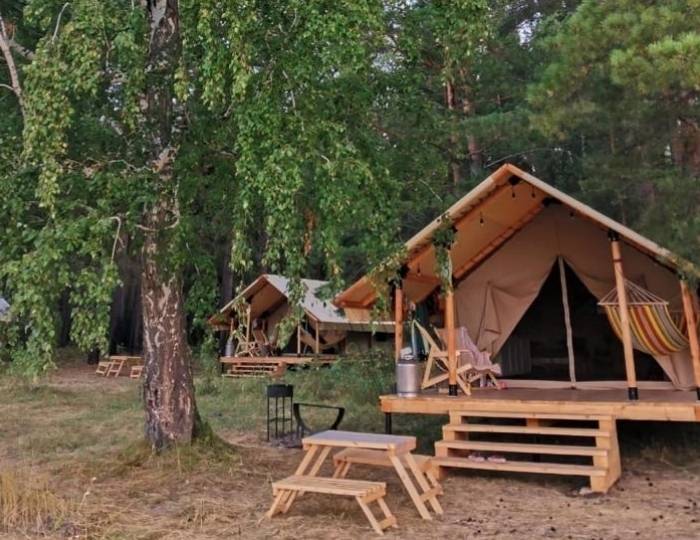 Глемпинг 4-местный Лесной - Парк-отель «Морелеса» Ключи