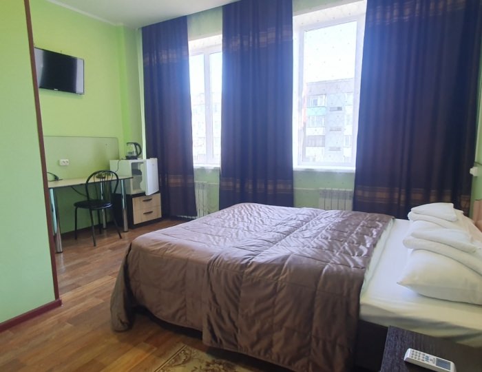 Стандартный 1-местный (№3,8) - Гостиница Hotel ЮГ / ЮГ Шушенское