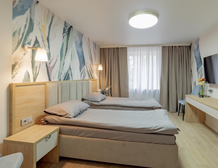 Номер стандарт с 2 односпальными кроватями Чайка - Отель «Антонпалыч» Чехов