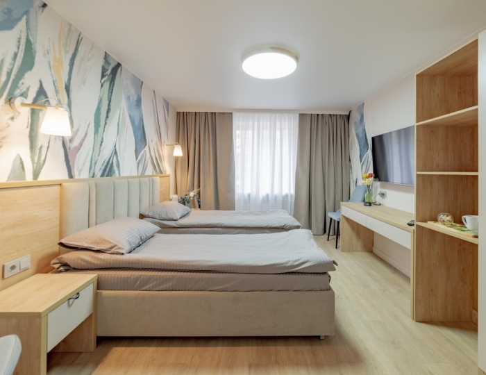 Номер стандарт с 2 односпальными кроватями Чайка - Отель «Антонпалыч» Чехов