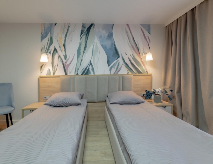 Номер стандарт с 2 односпальными кроватями Чайка - Отель «Антонпалыч» Чехов