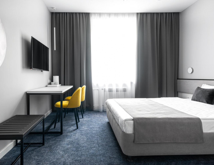 Номер комфорт с 1 двуспальной кроватью - Гостиница «Луна» Москва