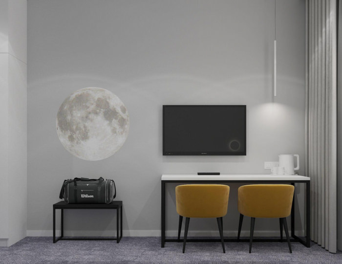 Номер комфорт с 1 двуспальной кроватью - Гостиница «Луна» Москва