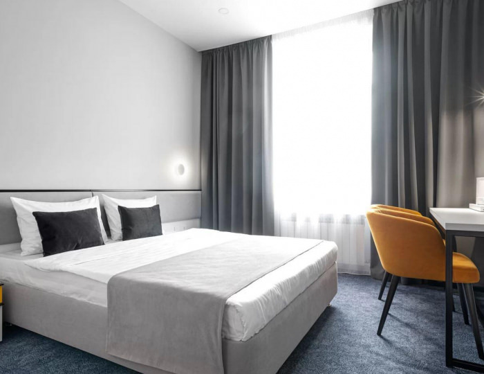 Номер люкс с 1 двуспальной кроватью - Гостиница «Луна» Москва