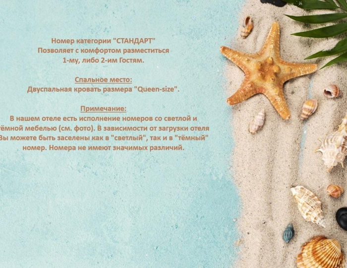 2-местный номер стандарт - Отель «Альба» Геленджик