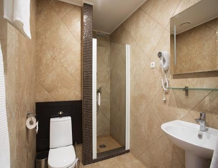 Номер стандарт с 1 двуспальной кроватью (с завтраком) - Гостиница «Айсберг Премиум» Старый Оскол