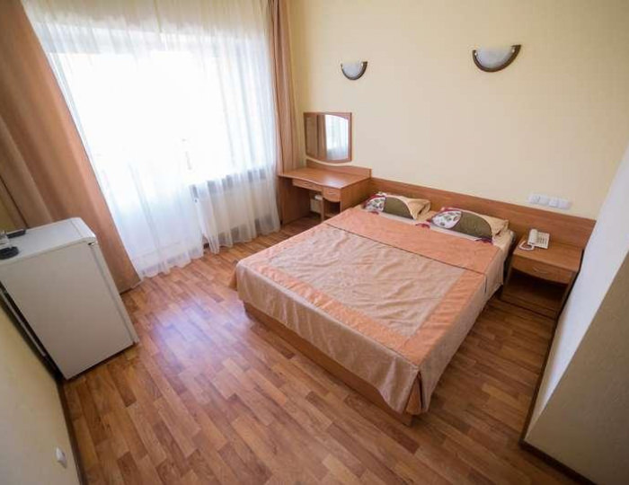 Номер стандарт с 1 двуспальной кроватью - Гостиница «Славянка» Старый Оскол