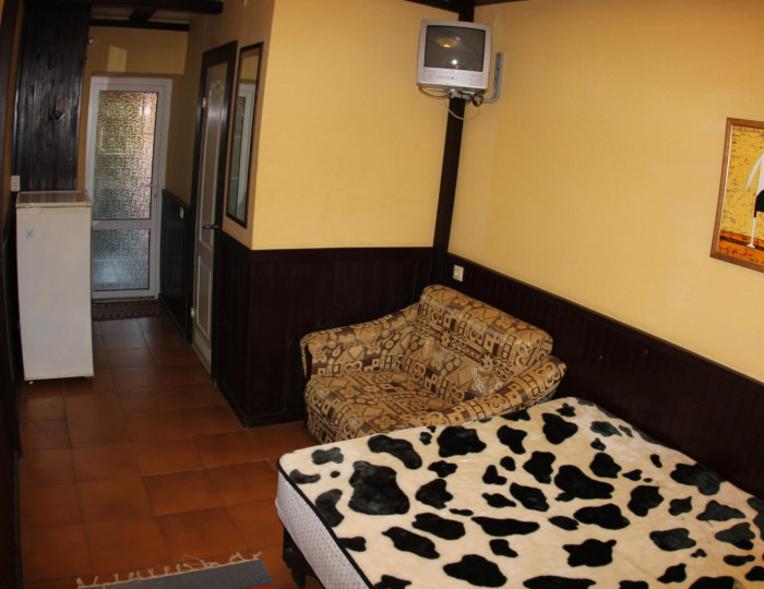 3-местный номер стандарт с 1 односпальной и 1 двуспальной кроватью - Отель «Баден-Баден» Архипо-Осиповка