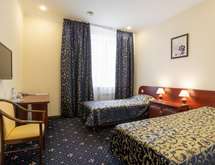 Номер стандарт с 2 односпальными кроватями (с завтраком) - Гостиница «Гранд Отель Старый Оскол»