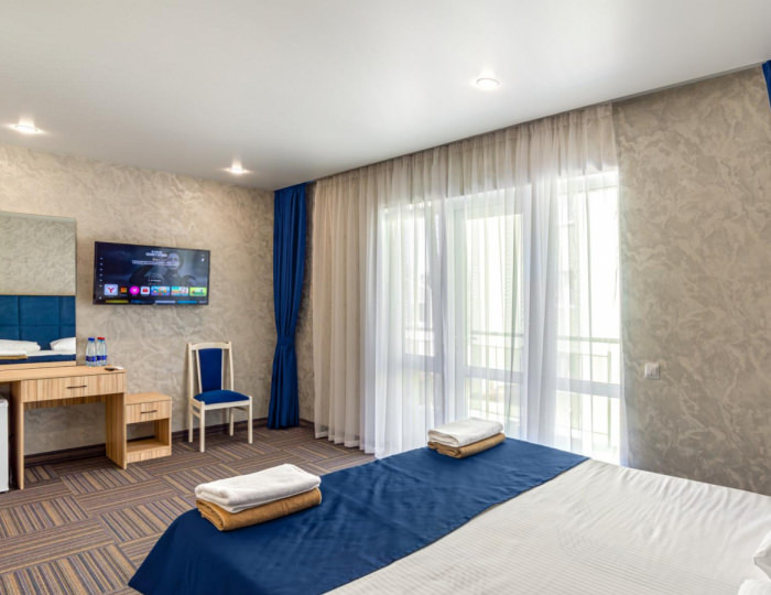 Четырехместный семейный номер Deluxe с кроватью размера "King Size" - Отель GemstButikHotel / ГемстБутикОтель Геленджик