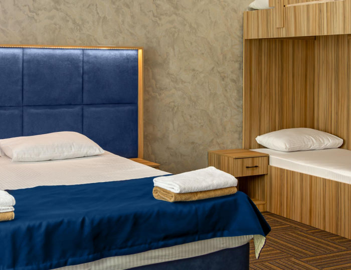 Четырехместный семейный номер Deluxe с кроватью размера "King Size" - Отель GemstButikHotel / ГемстБутикОтель Геленджик