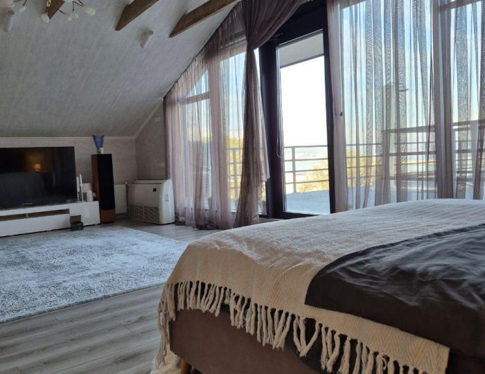 1-комнатные апартаменты люкс (мансарда) - Отель «Отель на Пограничной» Геленджик