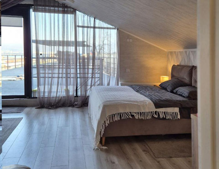 1-комнатные апартаменты люкс (мансарда) - Отель «Отель на Пограничной» Геленджик