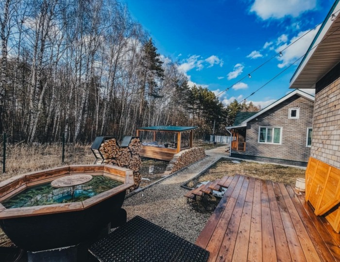 Коттедж «Дом в лесу с баней и чаном» Михеево