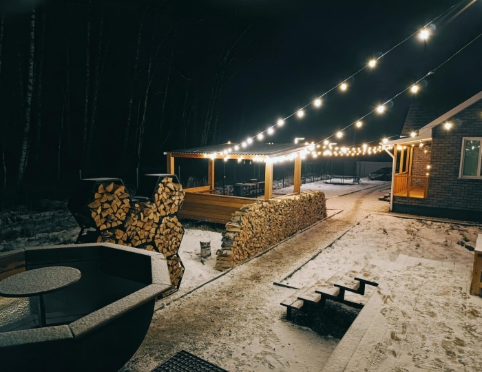 Коттедж «Дом в лесу с баней и чаном» Михеево