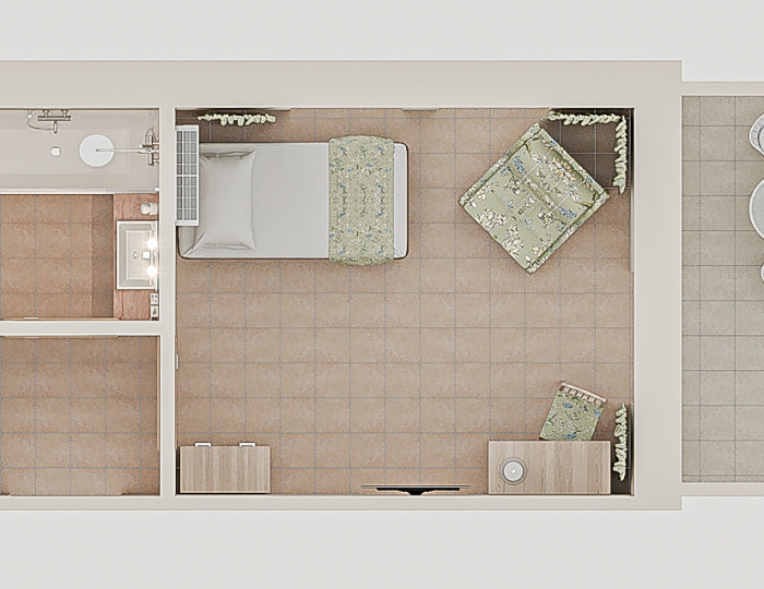 Standart 1-местный 1-комнатный (StSgl) - Отель Resort & Spa Doville 5* / СПА отель Довиль 5*