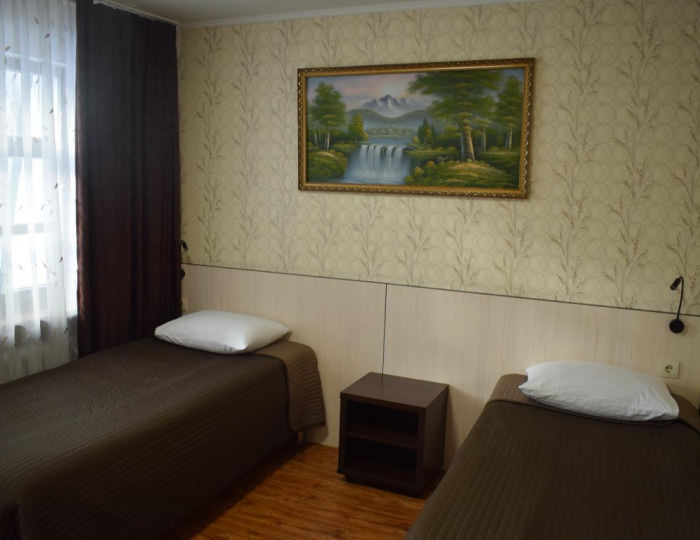 Номер стандарт с 4 односпальными кроватями (с завтраком) - Гостиница «Баваренок» Белокуриха
