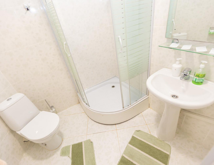 Номер эконом с 1 двуспальной кроватью №10, 14 - Пансионат «Старые друзья» Белокуриха