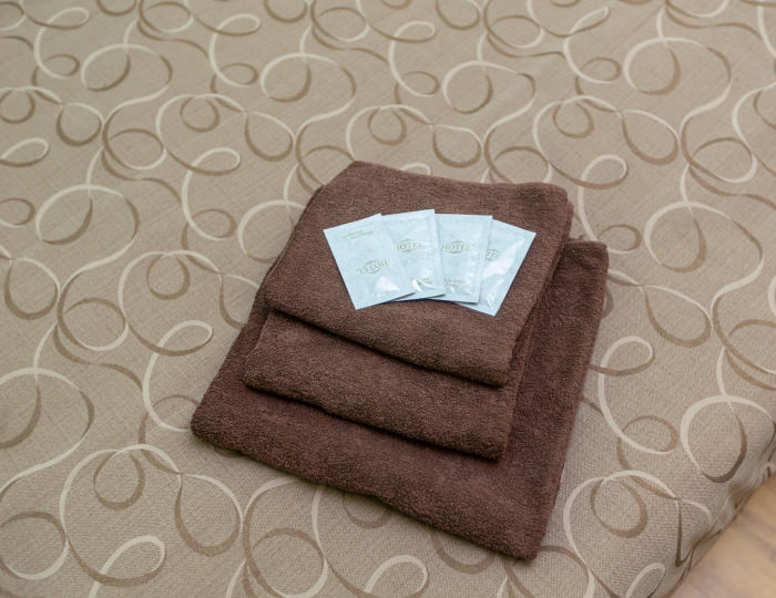 Номер эконом с 1 двуспальной кроватью №12, 13 - Пансионат «Старые друзья» Белокуриха