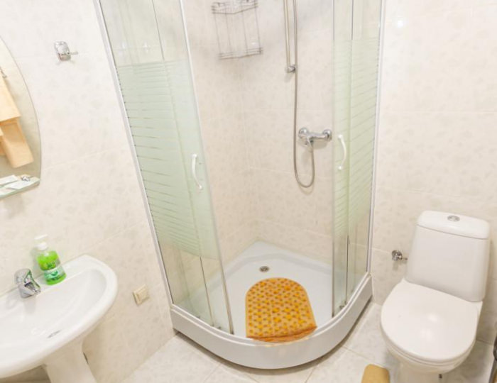 Номер эконом с 1 двуспальной кроватью №12, 13 - Пансионат «Старые друзья» Белокуриха