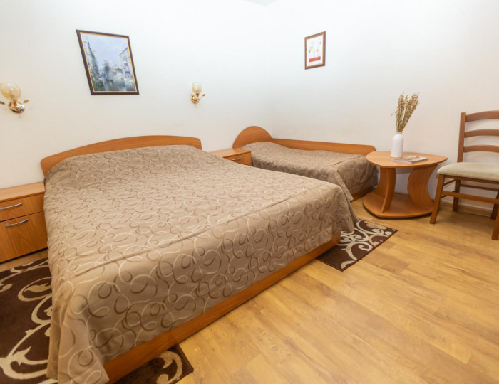 Номер эконом с 1 двуспальной кроватью №11 - Пансионат «Старые друзья» Белокуриха