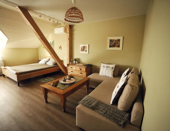 Номер комфорт семейный (мансарда) - Мини-отель «Гости» Белокуриха